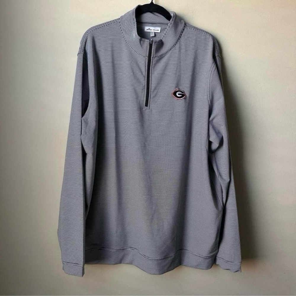 Peter Millar Georgia Bulldogs Perth Performance 1/4 Zip Men’s Sz XXL UGA GoDawgs